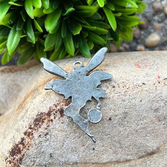 Pewter Fairy Angel Glass Pendant Set - Picture 5 of 5